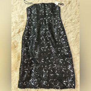 NWT Banana Republic sequin strapless dress size 2